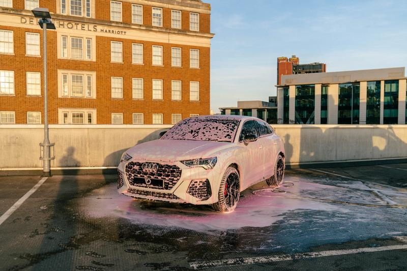 Foam wash golden hour