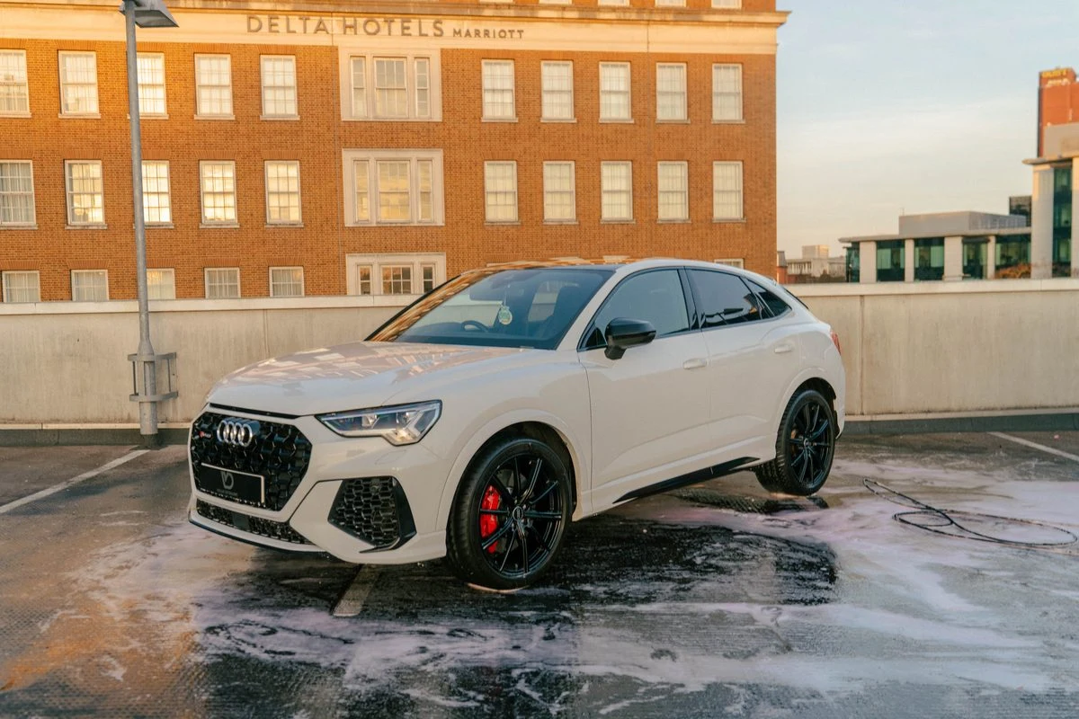 After — Audi RS Q3 with deep gloss ceramic coated paintwork, Velux Detailing West Midlands